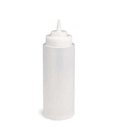 Botella exprimible incolora 63 mm de boca y 946 ml