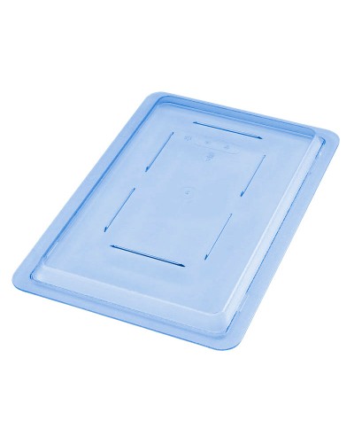Cambro - 1826CCW-465 / Tapa lisa de policarbonato para cajas de almacenamiento (Azul seguridad) - (45,7 x 66 cm)
