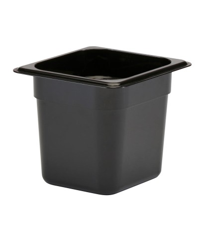 Cambro - 66CW-110 / Recipiente de policarbonato GN 1/6 - (16,2 x 17,6 x 15 cm) - (2,2 litros)