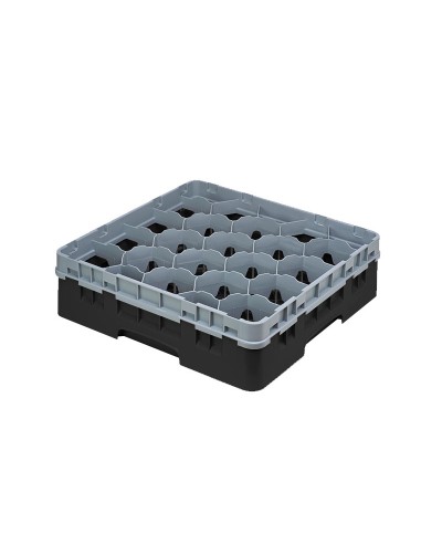 Cambro - 20S418-110 / Cesta de lavado (50 x 50 cm) para copas y vasos con 20 comp. 1 alt. - dia. máx. 9,84 cm alt. máx. 11,8 cm