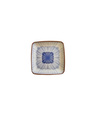 Adrier - CHSP19-CB / Colección CHAMBAO - Plato cuadrado pequeño - 19 x 19 x 2 cm