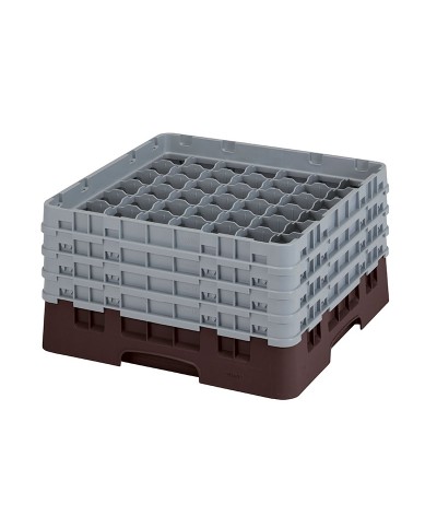 Cambro - 49S800-167 / Cesta de lavado (50 x 50 cm) copas y vasos con 49 comp. 4 alt. - dia. máx. 6 cm alt. máx. 21,7 cm