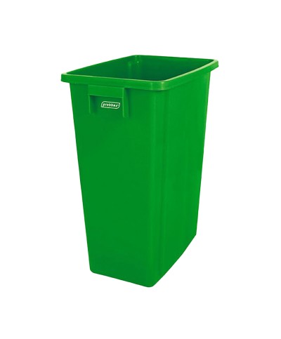 Probbax - PB-1080-GRN / Cubo de reciclaje sin tapa - 32 x 46 x 58 cm - 60 L