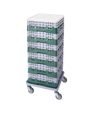 Cambro - 25S534-119 / Cesta de lavado (50 x 50 cm) copas y vasos con 25 comp. 2 alt. - dia. máx. 8,7 cm alt. máx. 14,9 cm