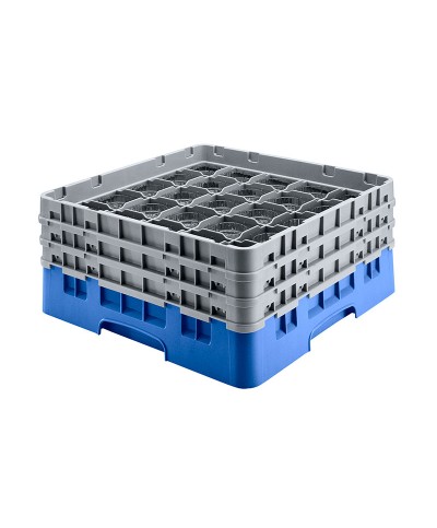 Cambro - 36S534-168 / Cesta de lavado (50 x 50 cm) copas y vasos con 36 comp. 2 alt. - dia. máx. 7,2 cm alt. máx. 14,9 cm