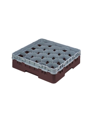 Cambro - 20S418-167 / Cesta de lavado (50 x 50 cm) para copas y vasos con 20 comp. 1 alt. - dia. máx. 9,84 cm alt. máx. 11,8 cm