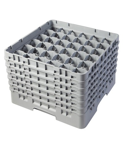 Cambro - 36S1114-151 / Cesta de lavado (50 x 50 cm) copas y vasos con 36 comp. 6 alt. - dia. máx. 7,2 cm alt. máx. 29,9 cm