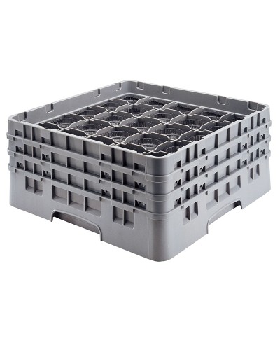 Cambro - 36S534-151 / Cesta de lavado (50 x 50 cm) copas y vasos con 36 comp. 2 alt. - dia. máx. 7,2 cm alt. máx. 14,9 cm