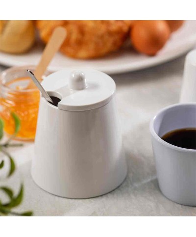 Tablecraft - Azucarero con tapa 175 ml - Ø9 cm x 11 cm