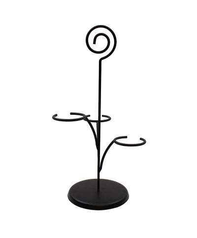 Tablecraft - Soporte de degustación para 3 condimentos, 60 - 90 ml Ø5,5 cm, diseño escalonado