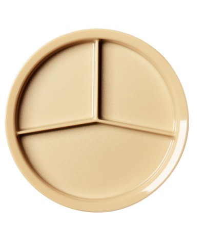 Cambro - Plato 3 compartimentos - Ø24,1 cm