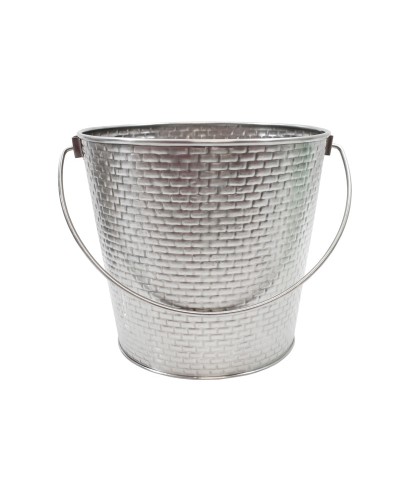 TableCraft - Cubo de Ø20,6 cm x 20,3 cm alto. - 4.5 L - textura de ladrillos