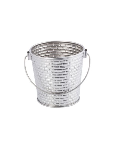 TableCraft - Cubo de Ø10,5 cm x 9,5 cm alto. - 490 ml - textura de ladrillos