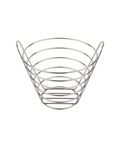 Clipper Mill - Cesta con dos asas Cromada - Ø25,4 cm x 21,6 cm alto.