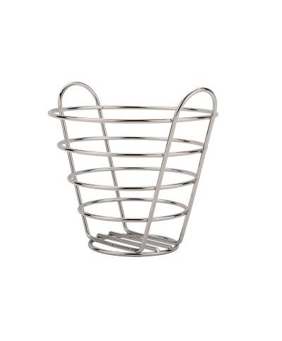 Clipper Mill - Cesta con dos asas Cromada - Ø20,3 cm x 20,3 cm alto.
