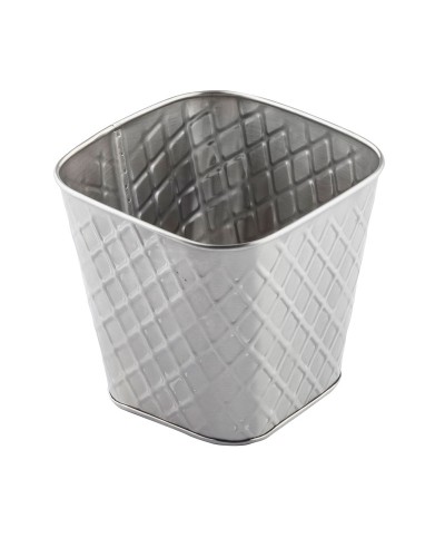 Tablecraft - Envase para patatas y fritos cuadrado - 10 x 10 x 8,8 cm