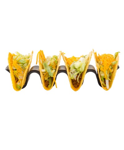 TableCraft - Soporte de melamina para tacos - 3-4 tacos, 19,5 x 5,5 x 4 cm