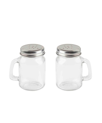 TableCraft - Salero y pimentero Mason Jar 140 ml