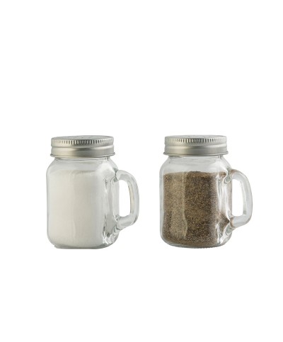 TableCraft - Salero y pimentero Mason Jar 140 ml