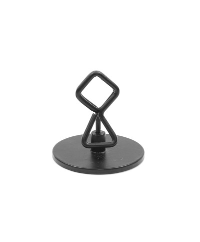 Tablecraft - Soporte con pinza recubierto de polvo negro. 5 cm