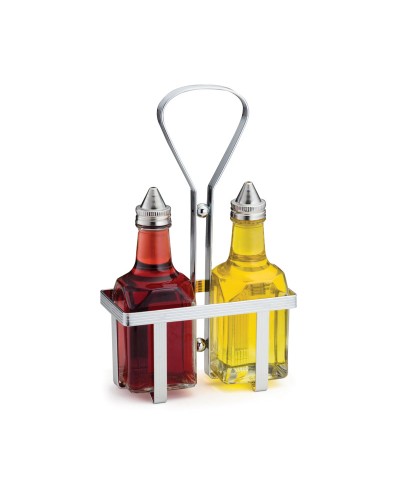 TableCraft - Juego de aceitera y vinagrera con tapa - 177 ml