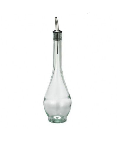 Tablecraft - Botella de vidrio transparente con vertedor 599P. 9 x 9 x 33,5 cm - 475 ml