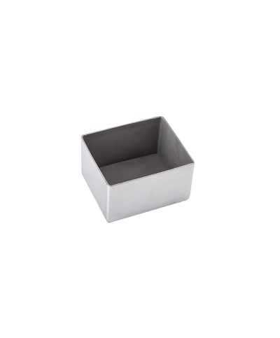Tablecraft - Soporte rectangular para sobres de azúcar, de acero inoxidable. 8,5 x 6,5 x 4,5 cm
