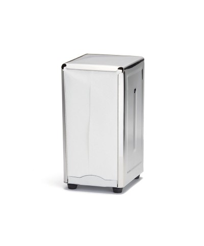 Tablecraft - Dispensador de servilletas de acero inoxidable. Para servilletas dobladas de 320 x 300 mm. 10 x 12 x 18,5 cm