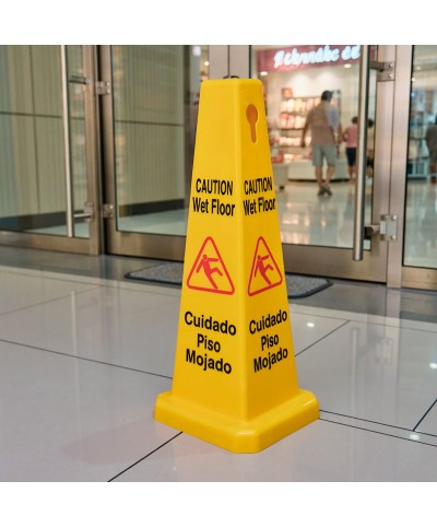 Probbax - PLWFC027 / Cono de suelo mojado - 27 x 27 x 70 cm