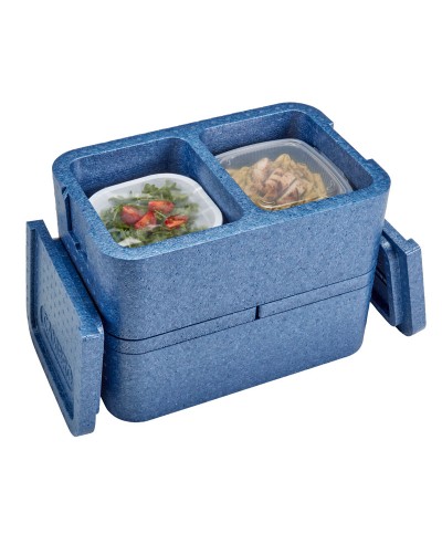 Cambro - EPPMDB4428-159 / Caja Isotérmica de EPP para entrega de menú con dos compartimentos - (43,7 x 27,6 x 17,5 cm)