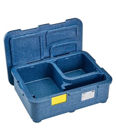 Cambro - EPPMD4835-159 / Caja Isotérmica de EPP para entrega de menú con tres compartimentos - (48,5 x 35 x 16,5 cm)