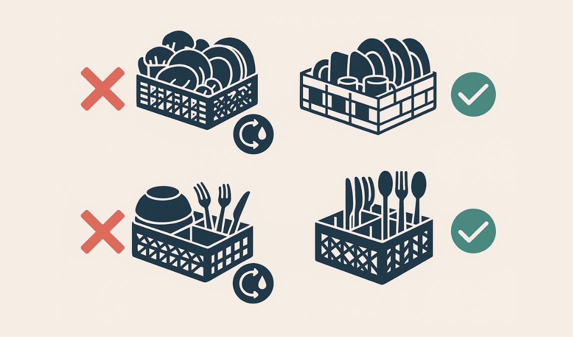 Errores comunes al usar cestas para lavavajillas y cómo evitarlos