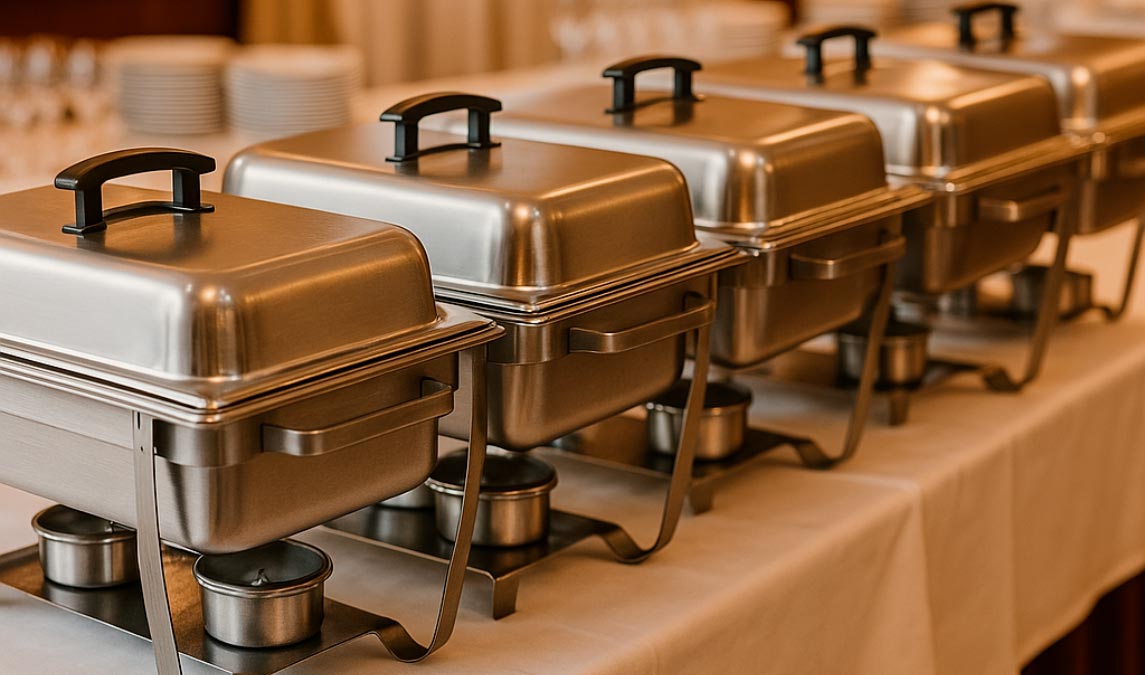 Beneficios del chaffing: la solución perfecta para mantener los alimentos calientes
