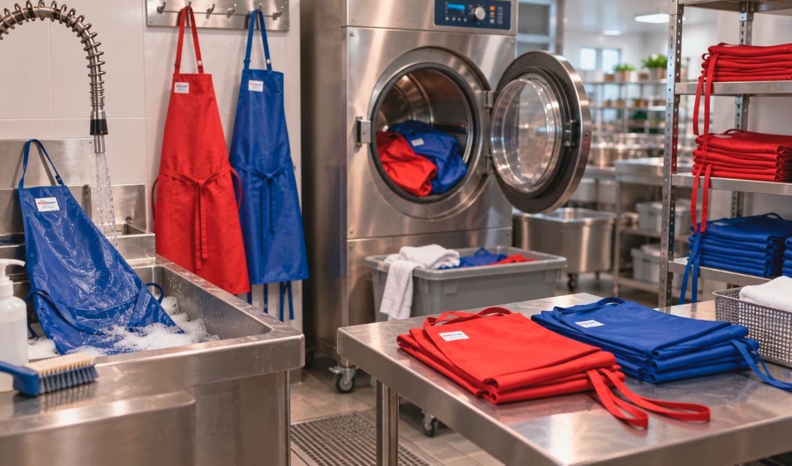 Cómo cuidar y mantener los delantales cocina profesional para prolongar su vida útil