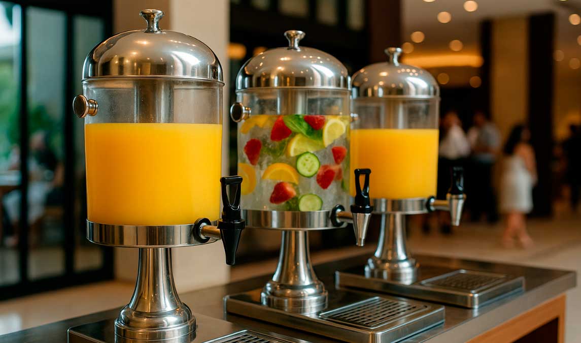 Dispensadores de líquidos para catering, colectividades y autoservicio