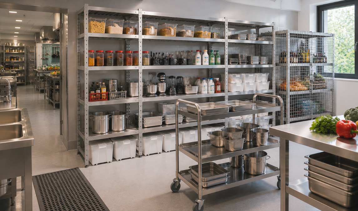 Cómo aprovechar el espacio con una estantería cocina modular