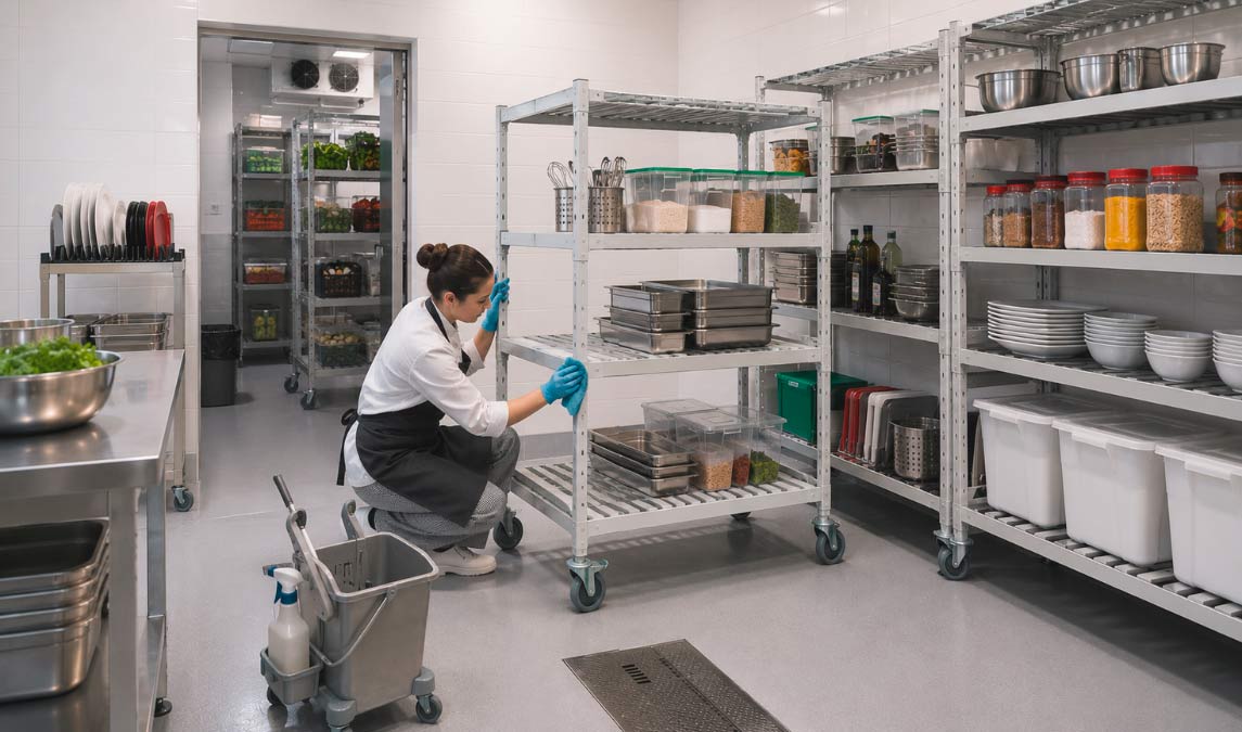 Mantenimiento de una estantería cocina para garantizar su durabilidad