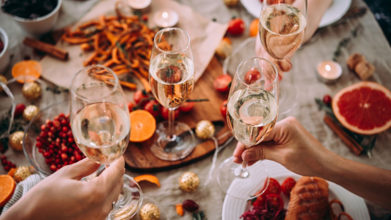 imagen de cena de empresa de navidad