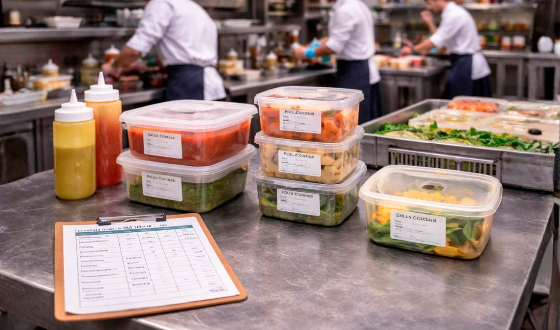 Por qué la etiqueta es clave en la organización de cocinas profesionales