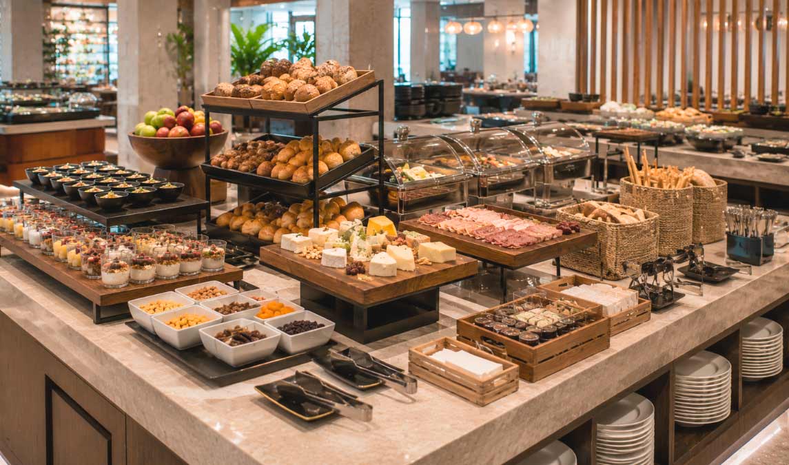 Equipamiento imprescindible para hoteles con buffet libre profesionales