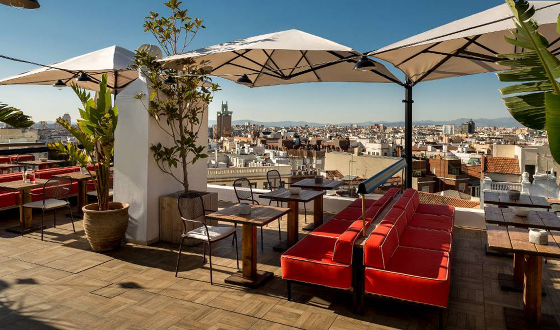 Terraza el cielo de Alcala