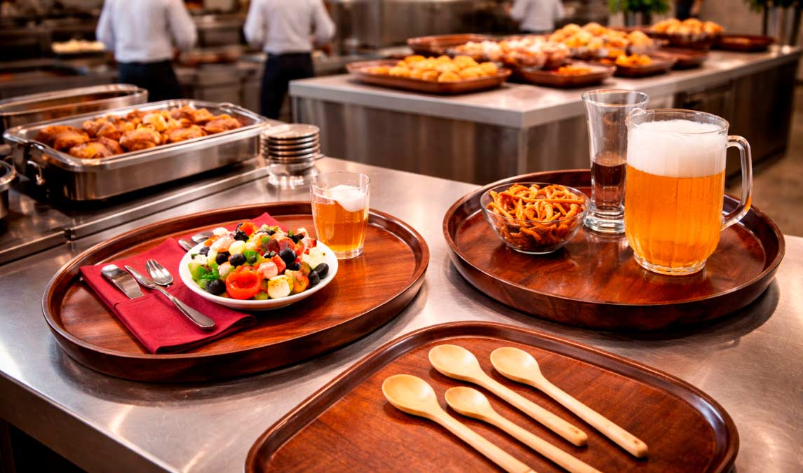 Ventajas de la madera de haya en equipamiento profesional de hostelería