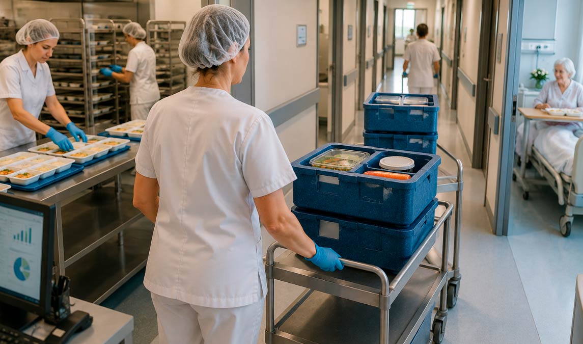 Cómo optimizar la logística de menús en hospitales con cajas isotérmicas