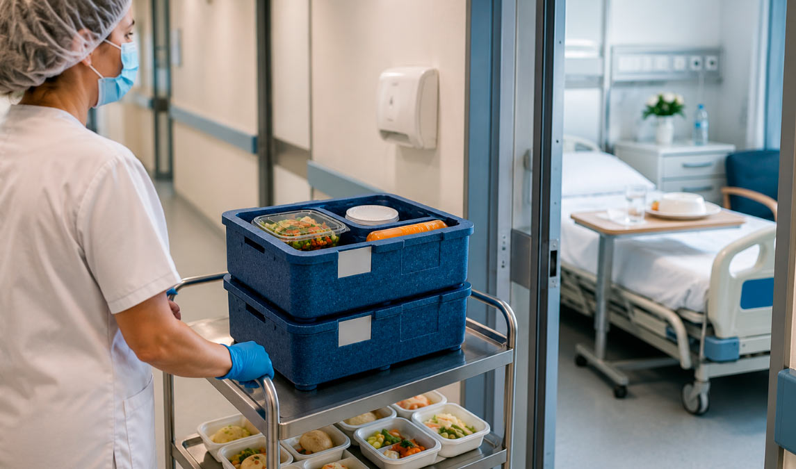 Seguridad alimentaria en los menús durante el reparto hospitalario