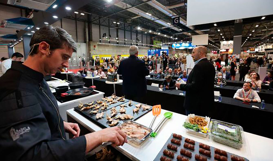 Preparación comida Feria Gourmets 2023