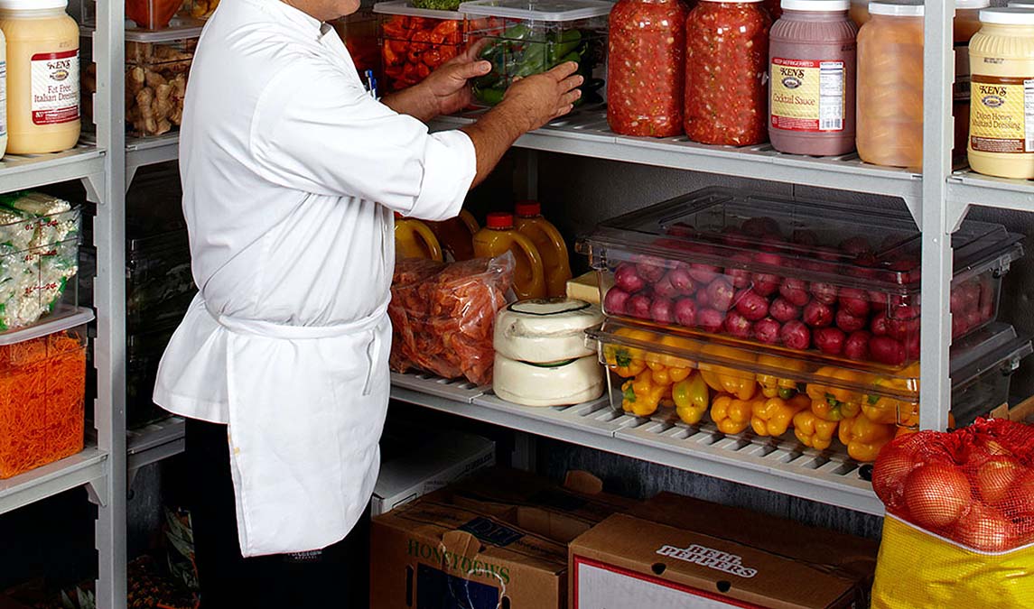 Las estanterías Camshelving de Cambro.