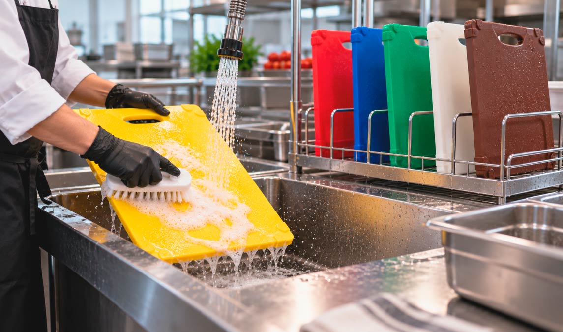 Cómo limpiar y mantener las tablas de corte cocina profesional