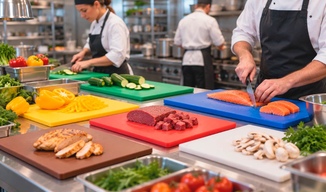 Por qué utilizar tablas de corte cocina profesional en hostelería