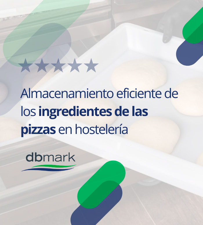 Almacenamiento eficiente de los ingredientes de las pizzas en hostelería